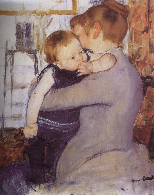 Mary Cassatt Mother and son oil painting picture